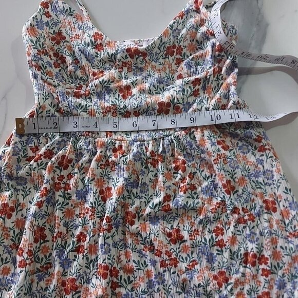 Bershka Floral Mini Dress Cottagecore Summer Chic Soft Girl Aesthetic Y2K Vibe - Picture 7 of 8